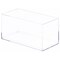 Pioneer Plastics 083C Small Clear Plastic Display Case, 3.5" W x 3.75" D x 8" H (Mailer Box)